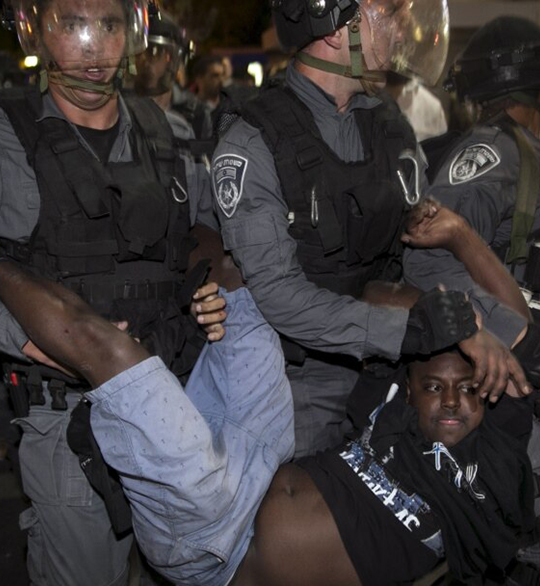 Racism in Israel during anti-racism protests